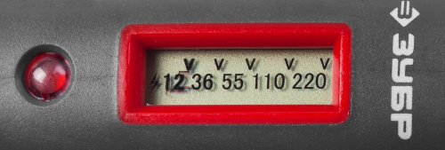 Тестер напряжения ЗУБР "МАСТЕР" цифровой со световым индикатором, 12-220В, 140 мм 